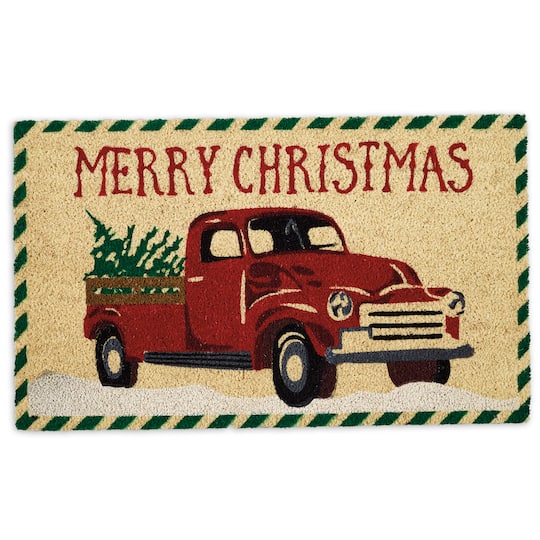 DII&#xAE; Merry Christmas Truck Doormat